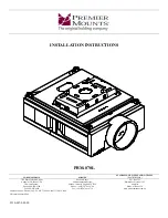 Premier Mounts PBM-070L Installation Instructions Manual preview