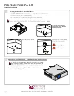 Preview for 6 page of Premier Mounts PDS-PLUS Installation Manual