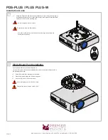 Preview for 10 page of Premier Mounts PDS-PLUS Installation Manual