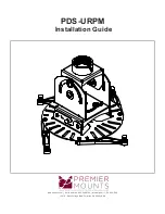 Premier Mounts PDS-URPM Installation Manual preview