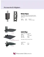 Premier Mounts PSP-DB Specifications предпросмотр