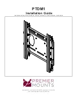 Premier Mounts PTDM1 Installation Manual preview