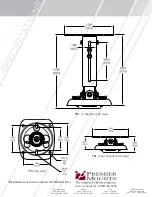 Preview for 2 page of Premier Mounts Universal Projector Mount PBL-UMP Datasheet