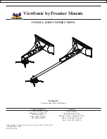 Premier Mounts WMK-027 Installation Instructions Manual предпросмотр