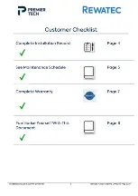 Preview for 3 page of PREMIER TECH Rewatec RVPS1800 Owner'S Manual And Installation Manual