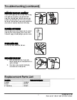 Предварительный просмотр 9 страницы Premier 1034392 Use And Care Manual