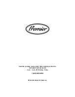 Preview for 10 page of Premier 313312994 Use And Care Manual