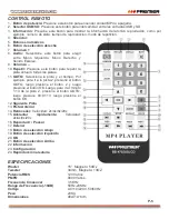 Предварительный просмотр 6 страницы Premier BB-4702USLCD Instruction Manual