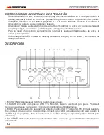 Preview for 3 page of Premier BB-5120USBTB Instruction Manual