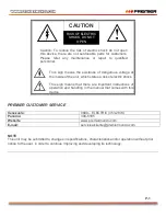 Preview for 8 page of Premier BB-5120USBTB Instruction Manual