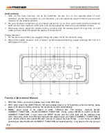 Preview for 9 page of Premier BB-5120USBTB Instruction Manual