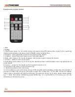 Preview for 11 page of Premier BB-5120USBTB Instruction Manual