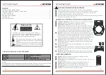 Предварительный просмотр 2 страницы Premier BB-5158USBTB Instruction Manual