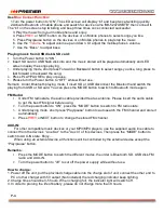 Preview for 11 page of Premier BB-5247USBTB Instruction Manual