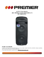 Предварительный просмотр 6 страницы Premier BB-5586USBTL Instruction Manual