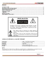 Preview for 2 page of Premier CM-4372 Instruction Manual