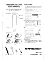 Premier ED-1275 Instruction Manual preview