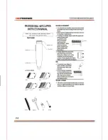 Preview for 3 page of Premier ED-4423W Instruction Manual