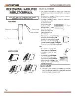 Preview for 23 page of Premier ED-5460 Instruction Manual