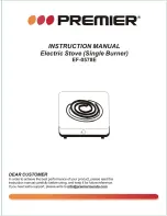 Preview for 5 page of Premier EF-0578E Instruction Manual