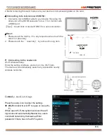 Preview for 16 page of Premier GAMMA TABLET V1.8 TAB-4950-8G Instruction Manual