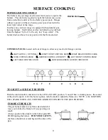 Preview for 5 page of Premier GAS SEALED BURNER Use And Care Manual And Installation Instructions