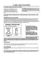 Preview for 11 page of Premier GAS SEALED BURNER Use And Care Manual And Installation Instructions