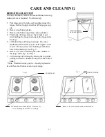 Preview for 13 page of Premier GAS SEALED BURNER Use And Care Manual And Installation Instructions