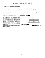 Preview for 14 page of Premier GAS SEALED BURNER Use And Care Manual And Installation Instructions