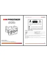 Premier GEN-3300 Instruction Manual предпросмотр