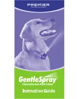 Preview for 1 page of Premier Gentle Spray Instruction Manual