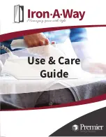 Предварительный просмотр 1 страницы Premier Iron-A-Way Use & Care Manual