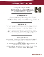 Preview for 5 page of Premier Iron-A-Way Use & Care Manual