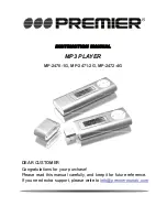 Preview for 1 page of Premier MP-2470-1G Instruction Manual