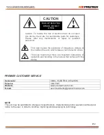 Preview for 8 page of Premier MS-4780USD2 Instruction Manual