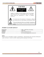 Preview for 12 page of Premier NV-5211SS Instruction Manual