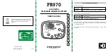 Preview for 1 page of Premier PR970 User Manual