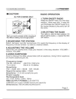 Предварительный просмотр 15 страницы Premier RD-5661USDB Instruction Manual