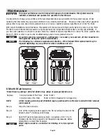 Preview for 16 page of Premier RO-TFM-4SV/W50 Installation, Operation And Maintenance Manual