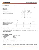 Preview for 5 page of Premier SB-5628USDB Instruction Manual