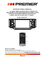 Premier SCR-2069TFT Instructional Manual preview