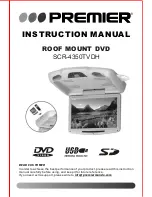 Premier SCR-4350TVDH Instruction Manual preview