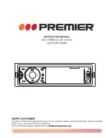 Premier SCR-5381USDR Instruction Manual preview