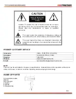 Preview for 8 page of Premier SE-4413 Instruction Manual