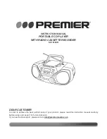 Premier SX-1619CR Instruction Manual предпросмотр