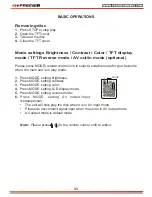 Preview for 34 page of Premier SX-2735TFT Instruction Manual