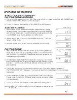 Preview for 8 page of Premier SX-3209MU Instruction Manual