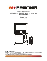 Preview for 1 page of Premier SX-4007TVD Instruction Manual