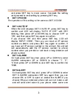 Предварительный просмотр 4 страницы Premier TEL-3437ID Instruction Manual