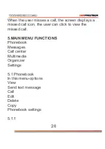 Preview for 67 page of Premier TEL-5085S Instruction Manual